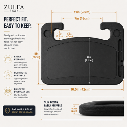 Amazing Steering wheel table by ZULFA