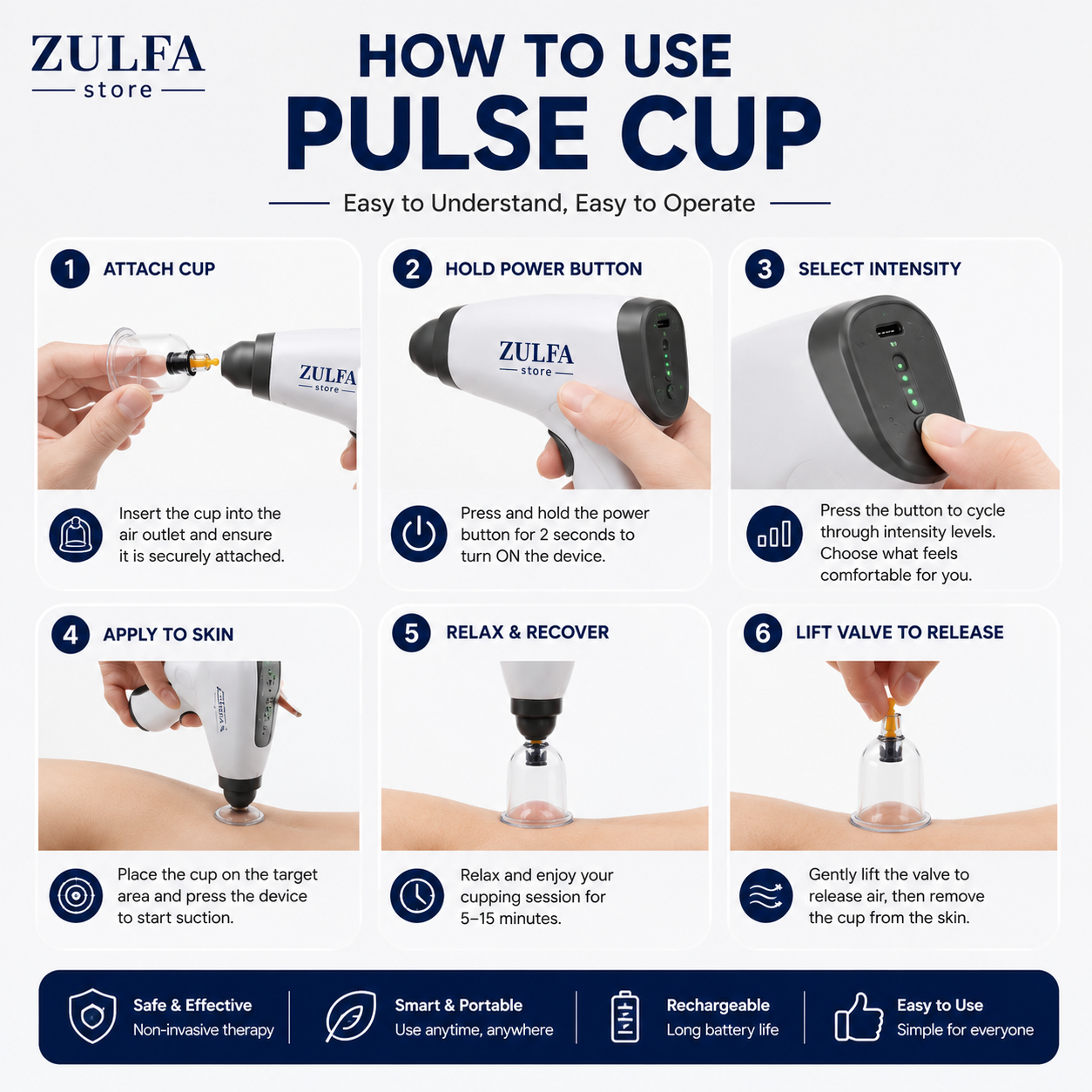 PulseCup™ - Heated Vacuum Cupping Massager