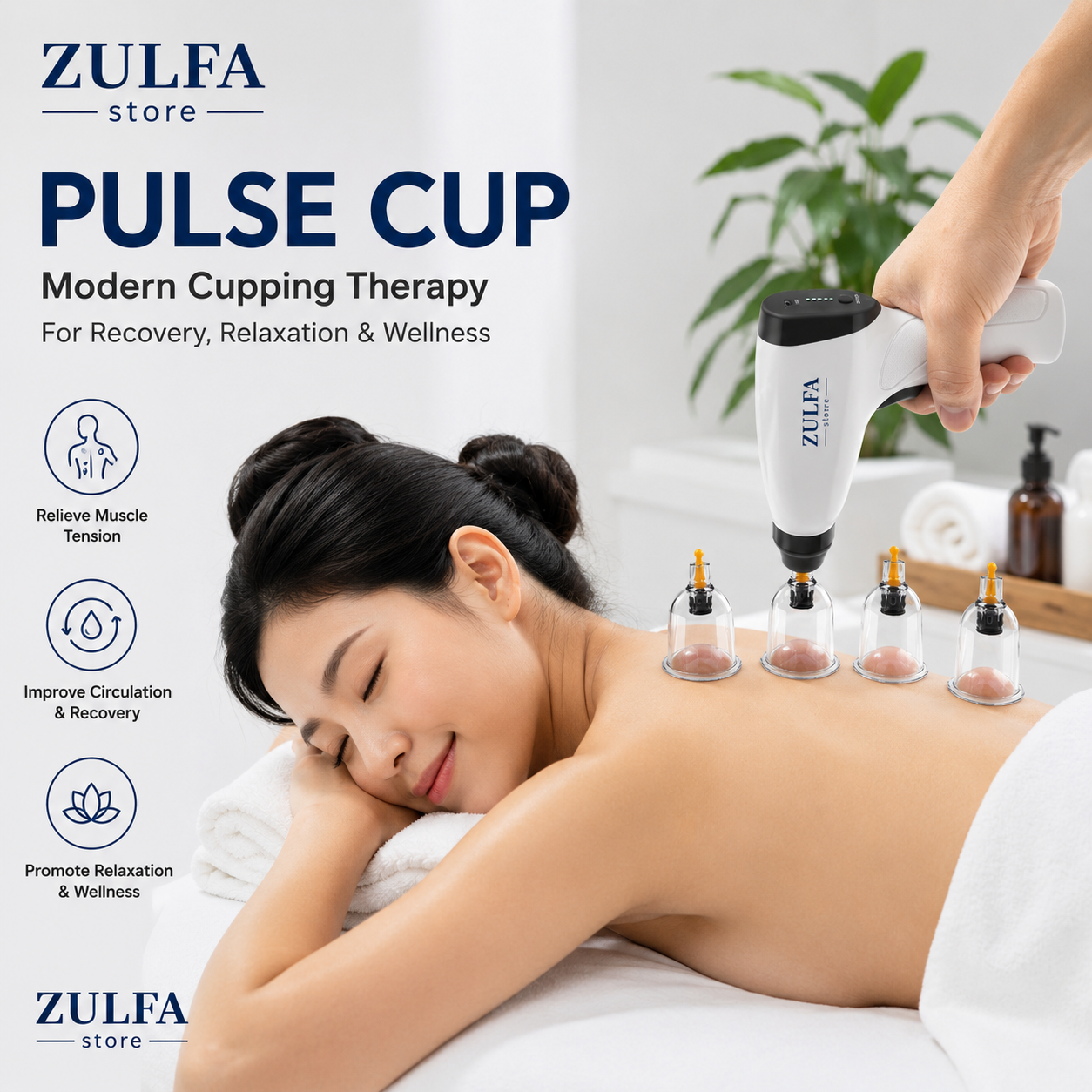 PulseCup™ - Heated Vacuum Cupping Massager