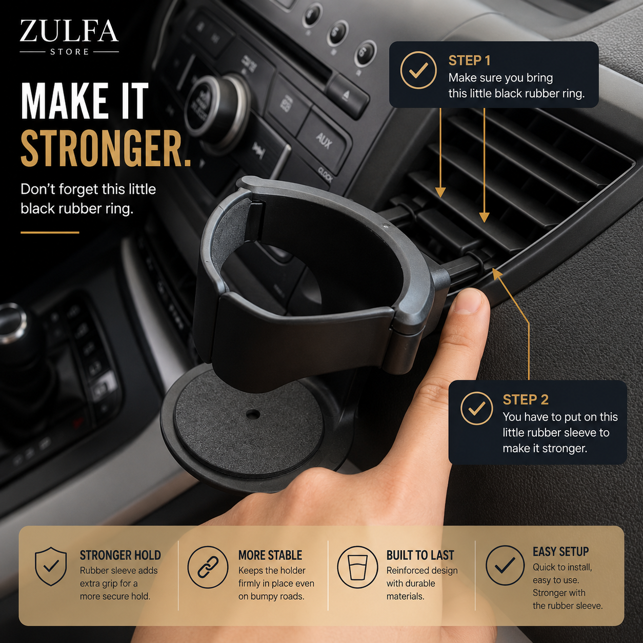 Amazing Steering wheel table by ZULFA
